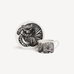 Tea And Coffee Sets<Fornasetti Tea Cup High Fidelity Tigrato White/Black