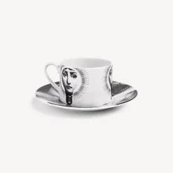 Tea And Coffee Sets<Fornasetti Tea Cup Tema E Variazioni Lampadina White/Black