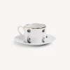 Tea And Coffee Sets<Fornasetti Tea Cup Tema E Variazioni Serratura White/Black/Gold