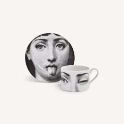 Tea And Coffee Sets<Fornasetti Tea Cup Tema E Variazioni L'Antipatico White/Black