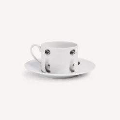Tea And Coffee Sets<Fornasetti Tea Cup Tema E Variazioni Serratura White/Black
