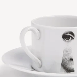 Tea And Coffee Sets<Fornasetti Tea Cup Tema E Variazioni Serratura White/Black