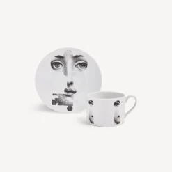 Tea And Coffee Sets<Fornasetti Tea Cup Tema E Variazioni Serratura White/Black