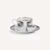 Tea And Coffee Sets<Fornasetti Tea Cup Tema E Variazioni L'Antipatico White/Black/Gold