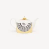 Tea And Coffee Sets<Fornasetti Teapot Soli White/Black/Gold