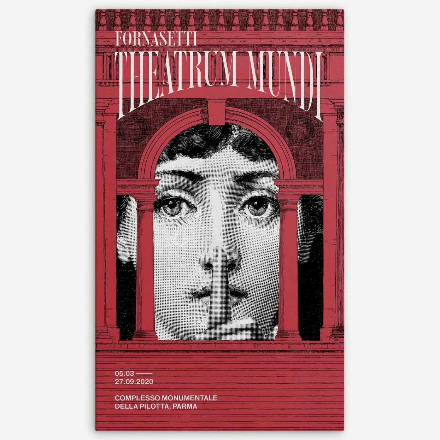 Books<Fornasetti Theatrum Mundi Catalogue White/Black/Red