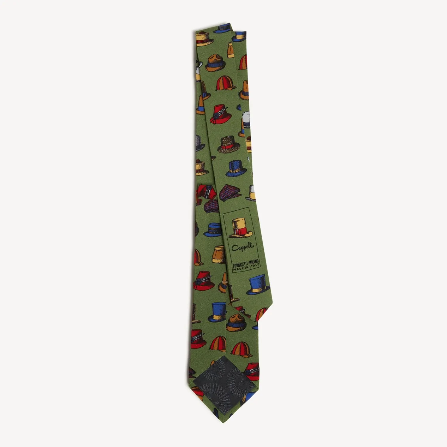 Ties<Fornasetti Tie Cappelli Multicolour