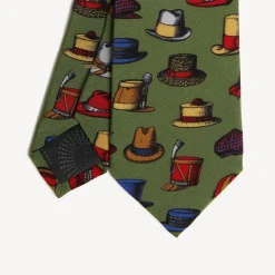 Ties<Fornasetti Tie Cappelli Multicolour