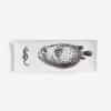 Decorative Trays<Fornasetti Tray Affronto White/Black