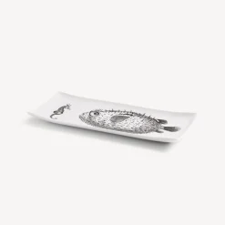 Decorative Trays<Fornasetti Tray Affronto White/Black
