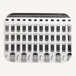 Decorative Trays And Pliants<Fornasetti Tray Architettura White/Black