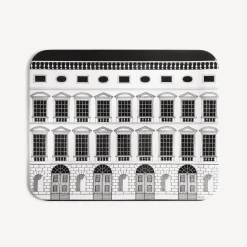 Decorative Trays And Pliants<Fornasetti Tray Architettura White/Black