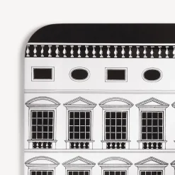 Decorative Trays And Pliants<Fornasetti Tray Architettura White/Black