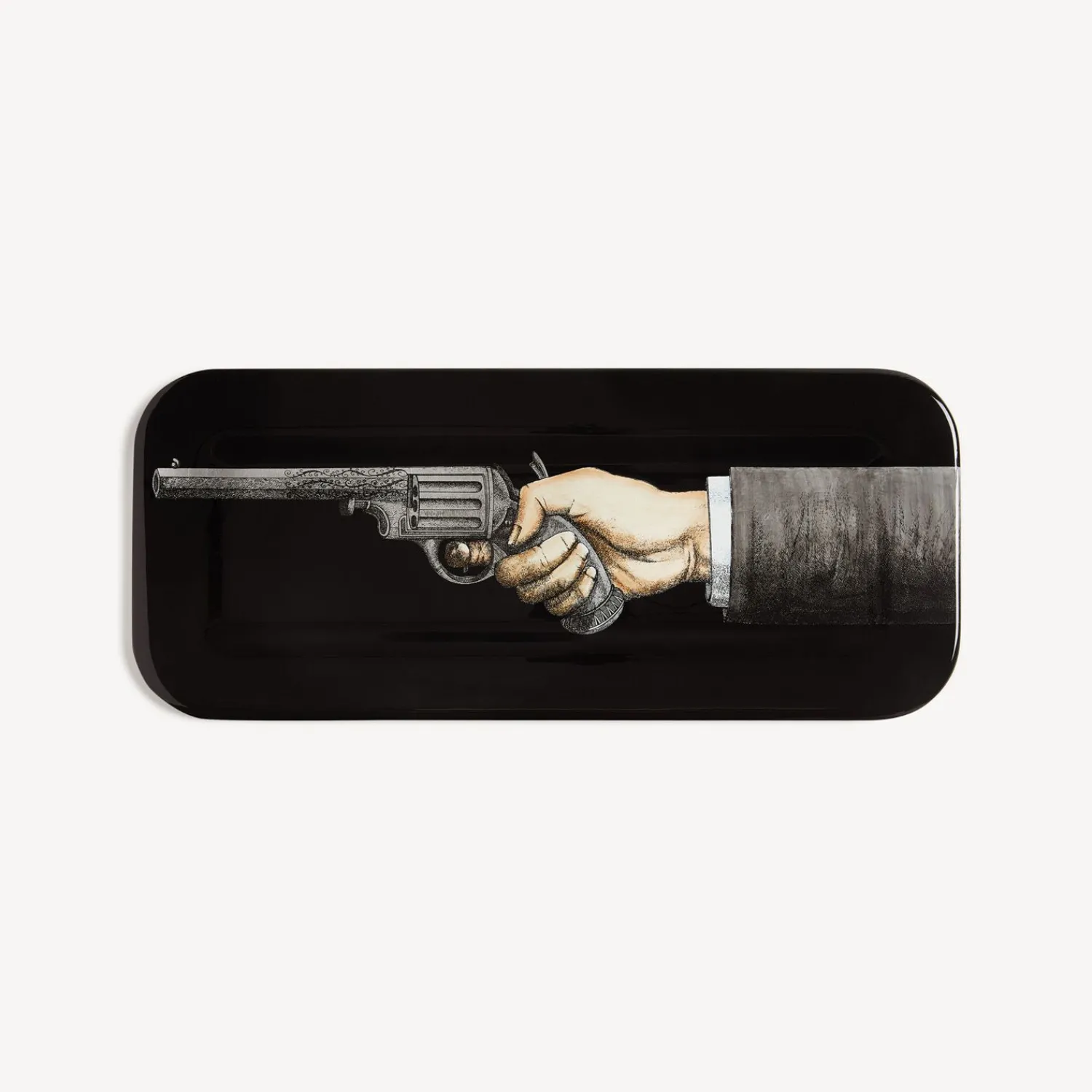 Decorative Trays And Pliants<Fornasetti Tray Braccio Con Pistola Multicolour