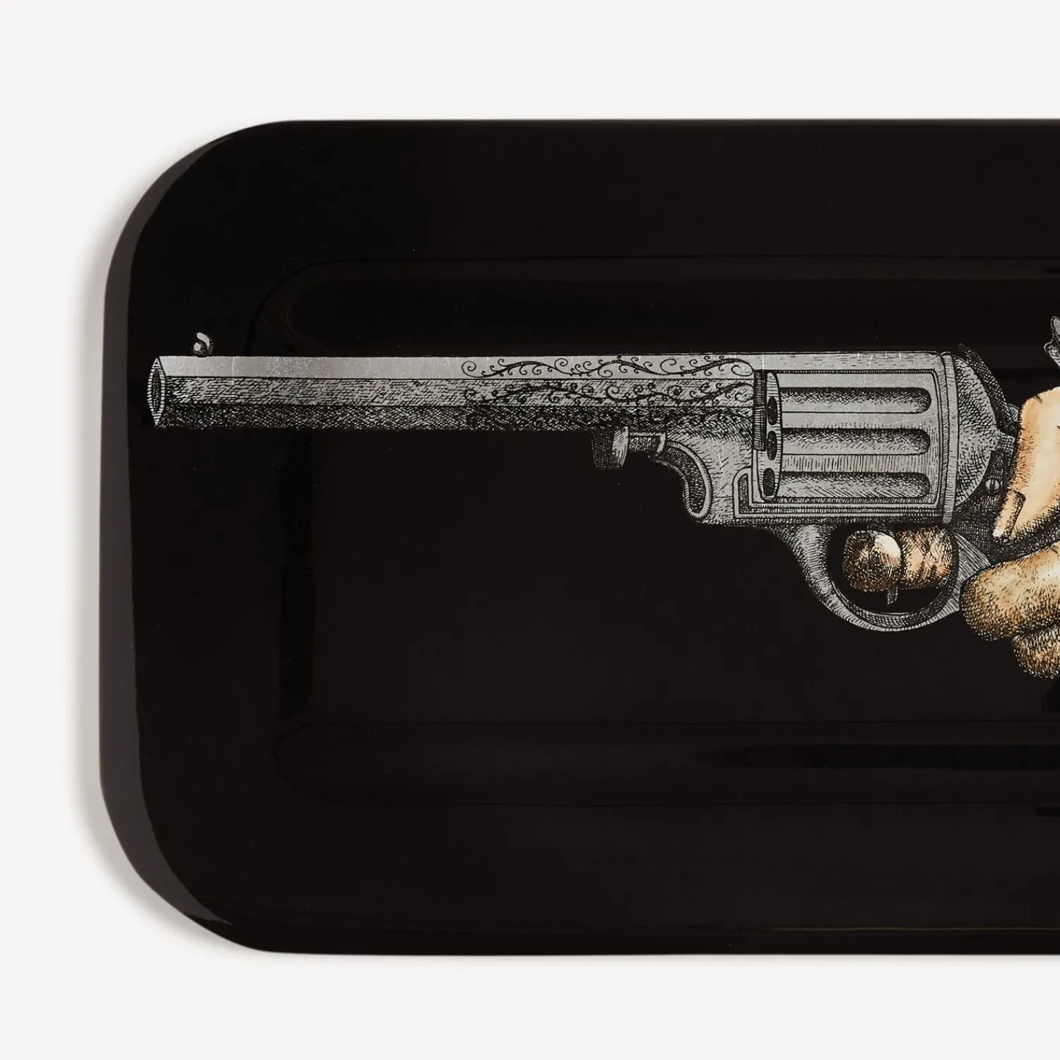Decorative Trays And Pliants<Fornasetti Tray Braccio Con Pistola Multicolour