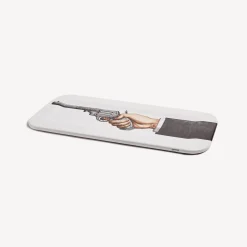 Decorative Trays And Pliants<Fornasetti Tray Braccio Con Pistola Multicolour