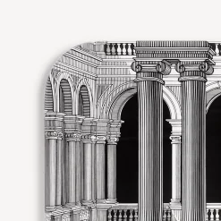 Decorative Trays And Pliants<Fornasetti Tray Brera White/Black