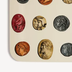 Decorative Trays And Pliants<Fornasetti Tray Cammei Multicolour