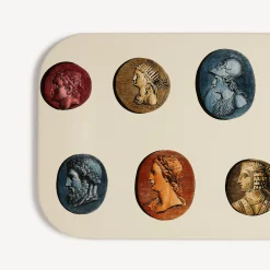 Decorative Trays And Pliants<Fornasetti Tray Cammei Multicolour