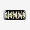 Decorative Trays And Pliants<Fornasetti Tray Chiavi Gold And Rombi White/Black/Gold