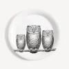 Decorative Trays And Pliants<Fornasetti Tray Civette White/Black