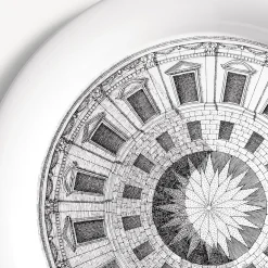 Decorative Trays And Pliants<Fornasetti Tray Cortile White/Black