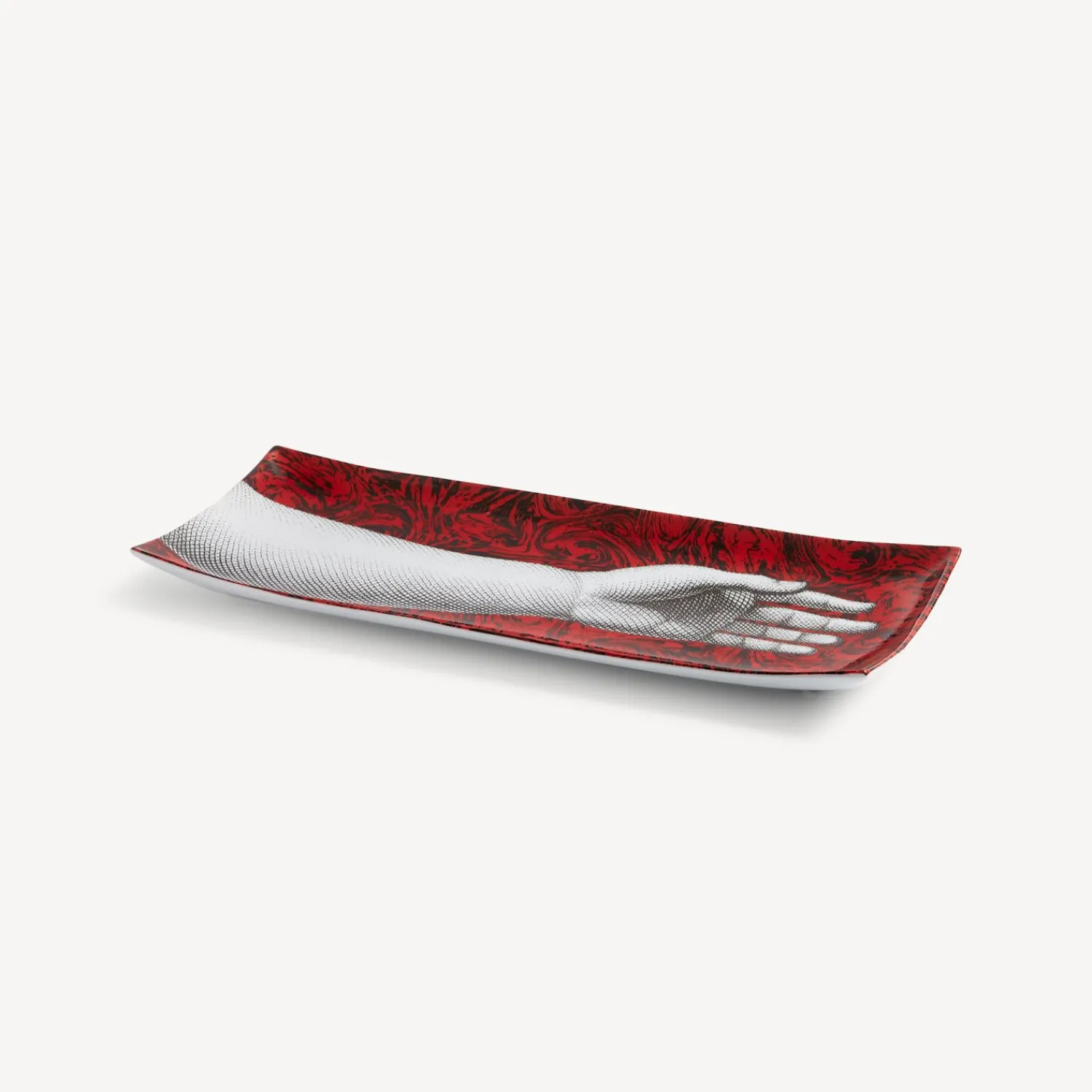 Decorative Trays<Fornasetti Tray Don Giovanni White/Black/Red