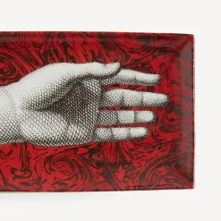 Decorative Trays<Fornasetti Tray Don Giovanni White/Black/Red