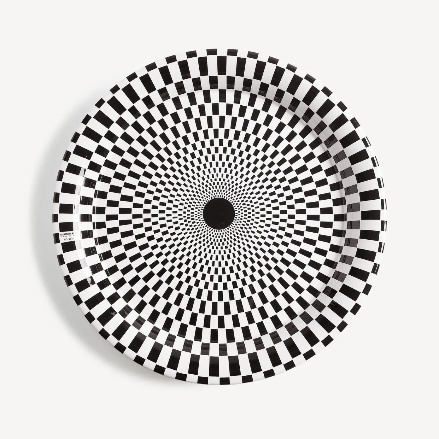 Decorative Trays And Pliants<Fornasetti Tray Egocentrismo White/Black
