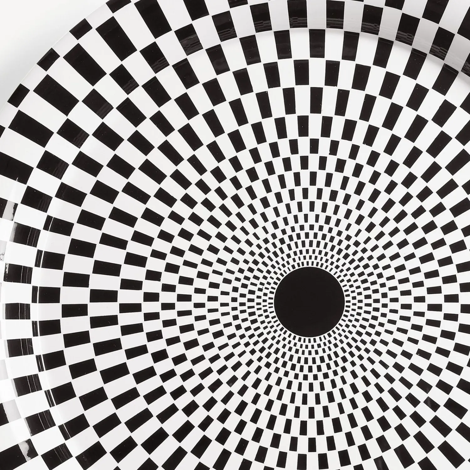 Decorative Trays And Pliants<Fornasetti Tray Egocentrismo White/Black