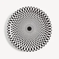 Decorative Trays And Pliants<Fornasetti Tray Egocentrismo White/Black