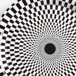 Decorative Trays And Pliants<Fornasetti Tray Egocentrismo White/Black