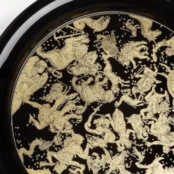 Decorative Trays And Pliants<Fornasetti Tray Emisfero Gold/Black