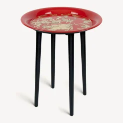 Decorative Trays And Pliants<Fornasetti Tray Emisfero Gold/Red
