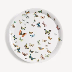Decorative Trays And Pliants<Fornasetti Tray Farfalle Multicolour
