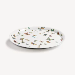 Decorative Trays And Pliants<Fornasetti Tray Farfalle Multicolour