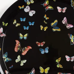 Decorative Trays And Pliants<Fornasetti Tray Farfalle Multicolour