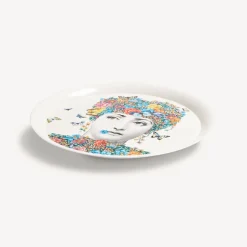 Decorative Trays And Pliants<Fornasetti Tray Fior Di Lina Multicolour