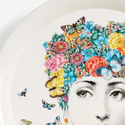 Decorative Trays And Pliants<Fornasetti Tray Fior Di Lina Multicolour
