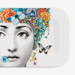 Decorative Trays And Pliants<Fornasetti Tray Fior Di Lina Multicolour
