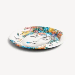 Decorative Trays And Pliants<Fornasetti Tray Fior Di Lina Multicolour