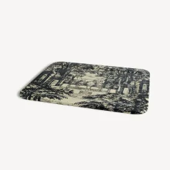 Decorative Trays And Pliants<Fornasetti Tray Giardino Settecentesco Blue/Ivory