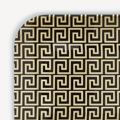 Decorative Trays And Pliants<Fornasetti Tray Greca Gold/Black