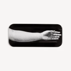 Decorative Trays And Pliants<Fornasetti Tray Mano White/Black