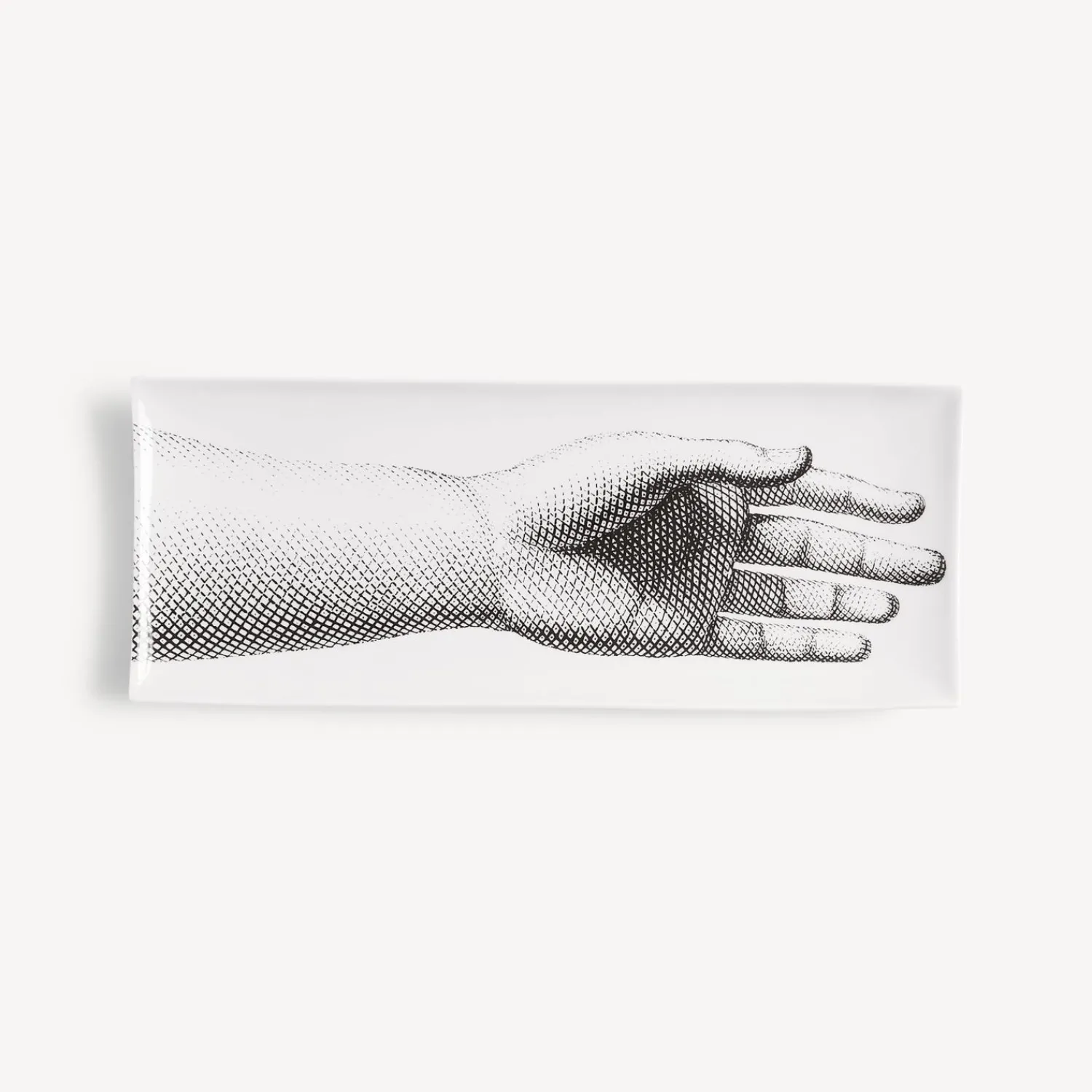 Decorative Trays<Fornasetti Tray Mano White/Black