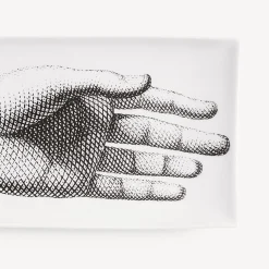 Decorative Trays<Fornasetti Tray Mano White/Black
