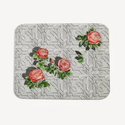 Decorative Trays And Pliants<Fornasetti Tray Musciarabia Con Rose Multicolour