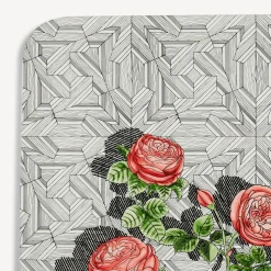 Decorative Trays And Pliants<Fornasetti Tray Musciarabia Con Rose Multicolour