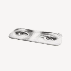 Decorative Trays And Pliants<Fornasetti Tray Occhi White/Black