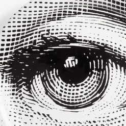 Decorative Trays And Pliants<Fornasetti Tray Occhio White/Black